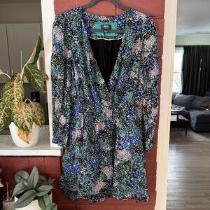 Anthropologie Maeve Floral Patterned Dress